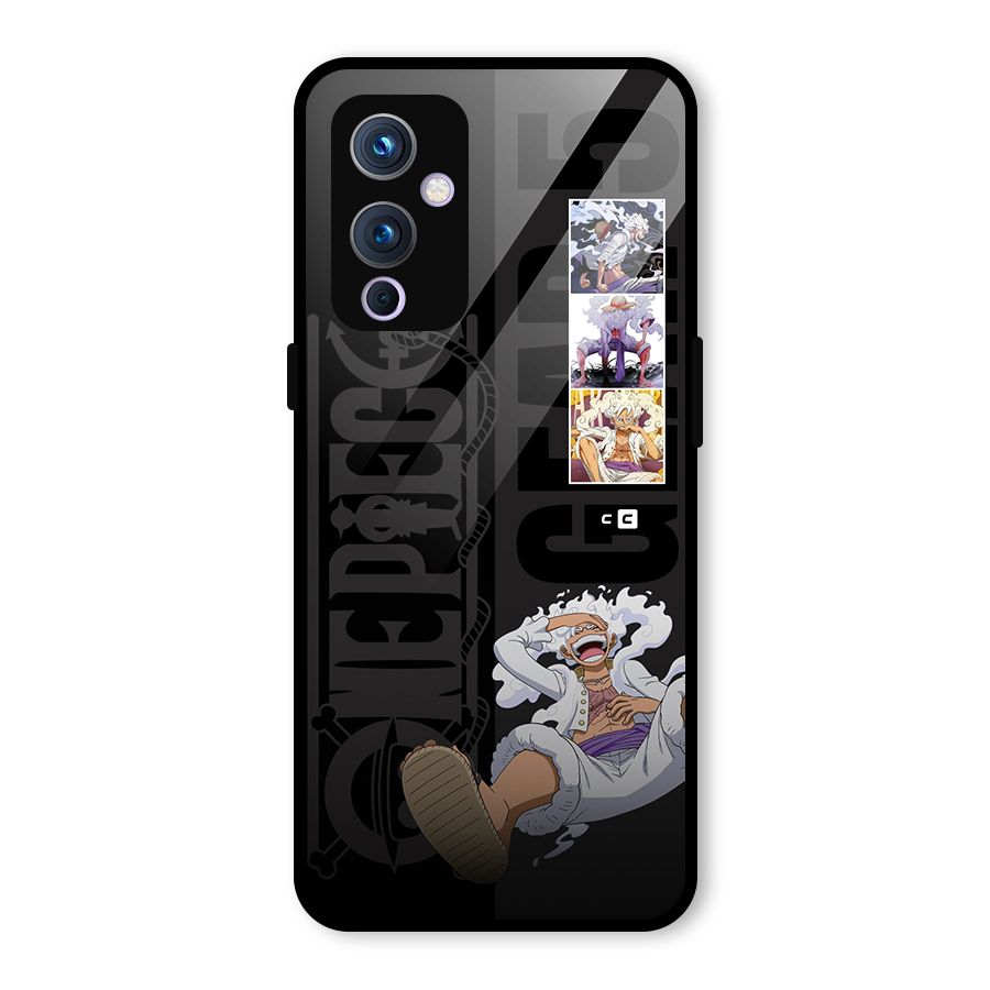 One Piece Monkey D LUffy Gear 5 Glass Back Case for OnePlus 9