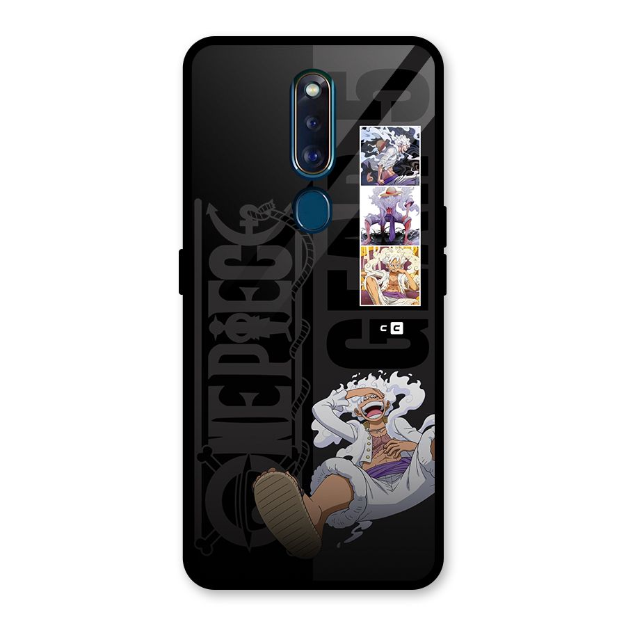 One Piece Monkey D LUffy Gear 5 Glass Back Case for Oppo F11 Pro