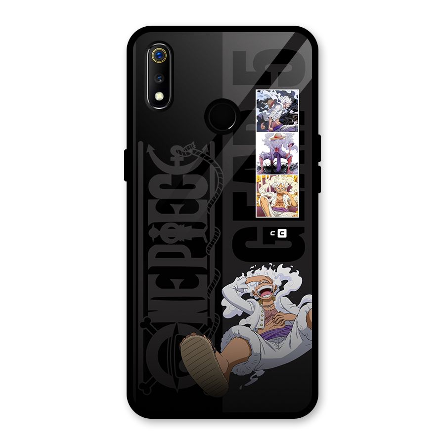 One Piece Monkey D LUffy Gear 5 Glass Back Case for Realme 3i
