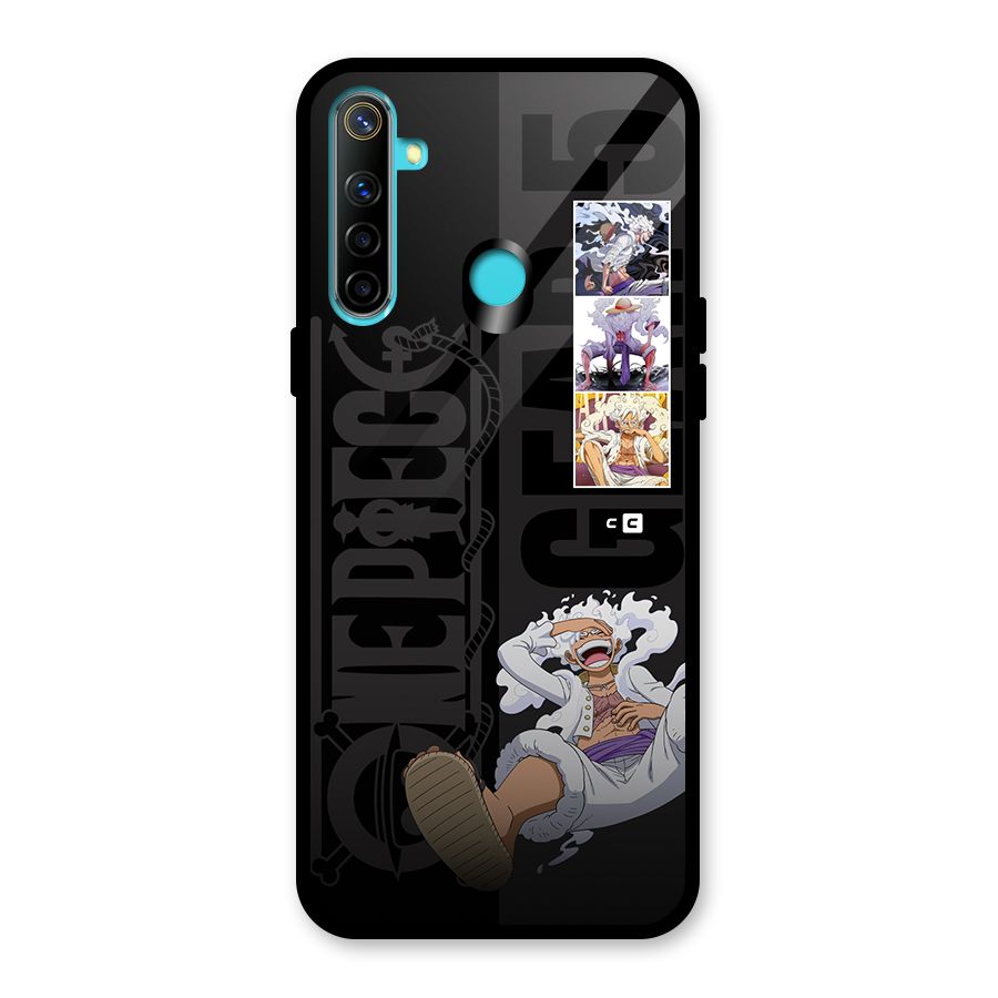 One Piece Monkey D LUffy Gear 5 Glass Back Case for Realme 5