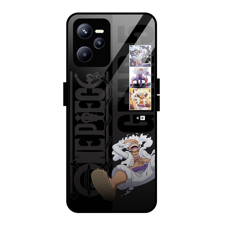 One Piece Monkey D LUffy Gear 5 Glass Back Case for Realme C35
