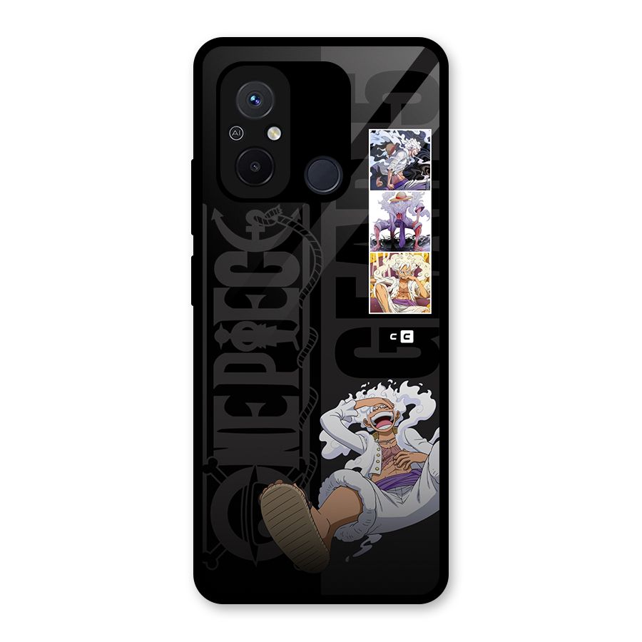 One Piece Monkey D LUffy Gear 5 Glass Back Case for Redmi 12C