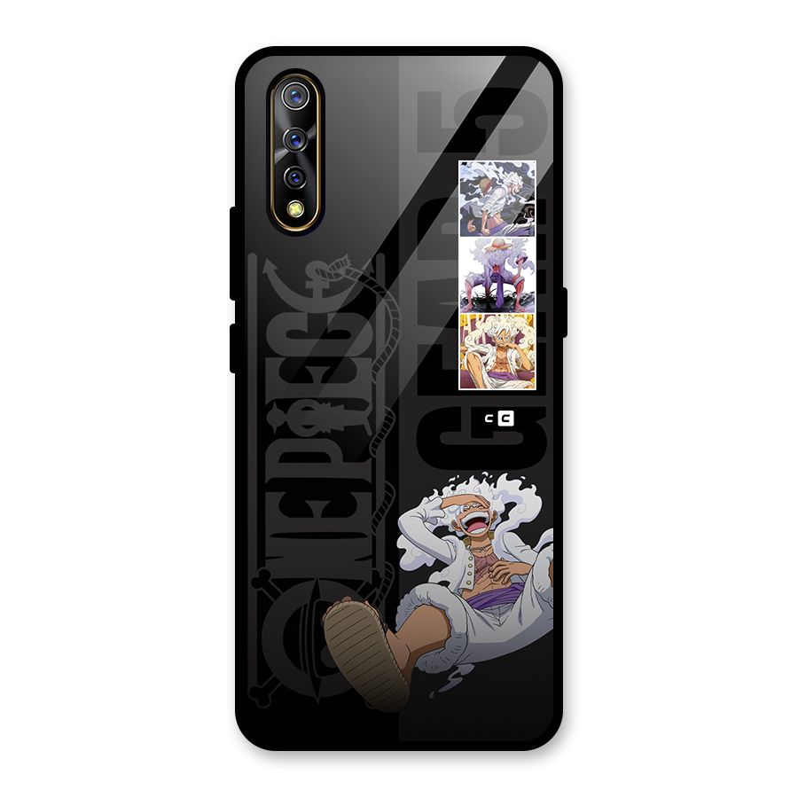 One Piece Monkey D LUffy Gear 5 Glass Back Case for Vivo S1