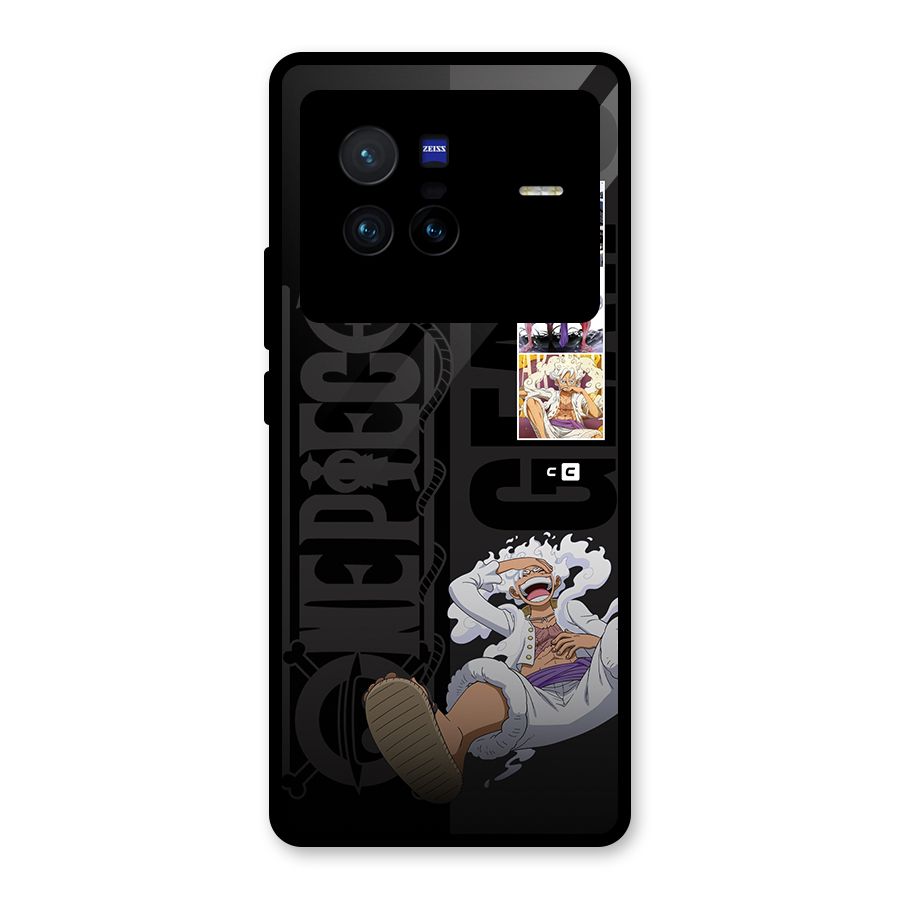 One Piece Monkey D LUffy Gear 5 Glass Back Case for Vivo X80