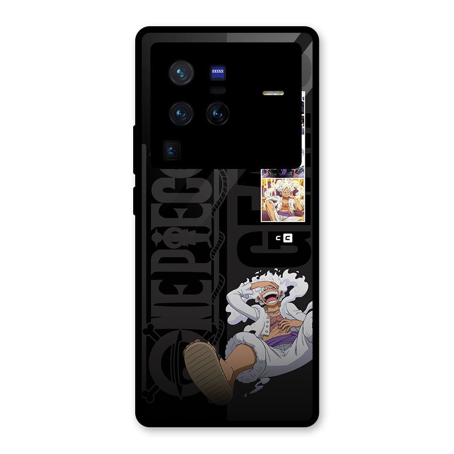 One Piece Monkey D LUffy Gear 5 Glass Back Case for Vivo X80 Pro