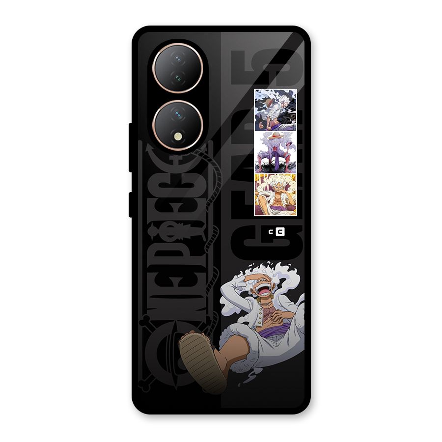 One Piece Monkey D LUffy Gear 5 Glass Back Case for Vivo Y100