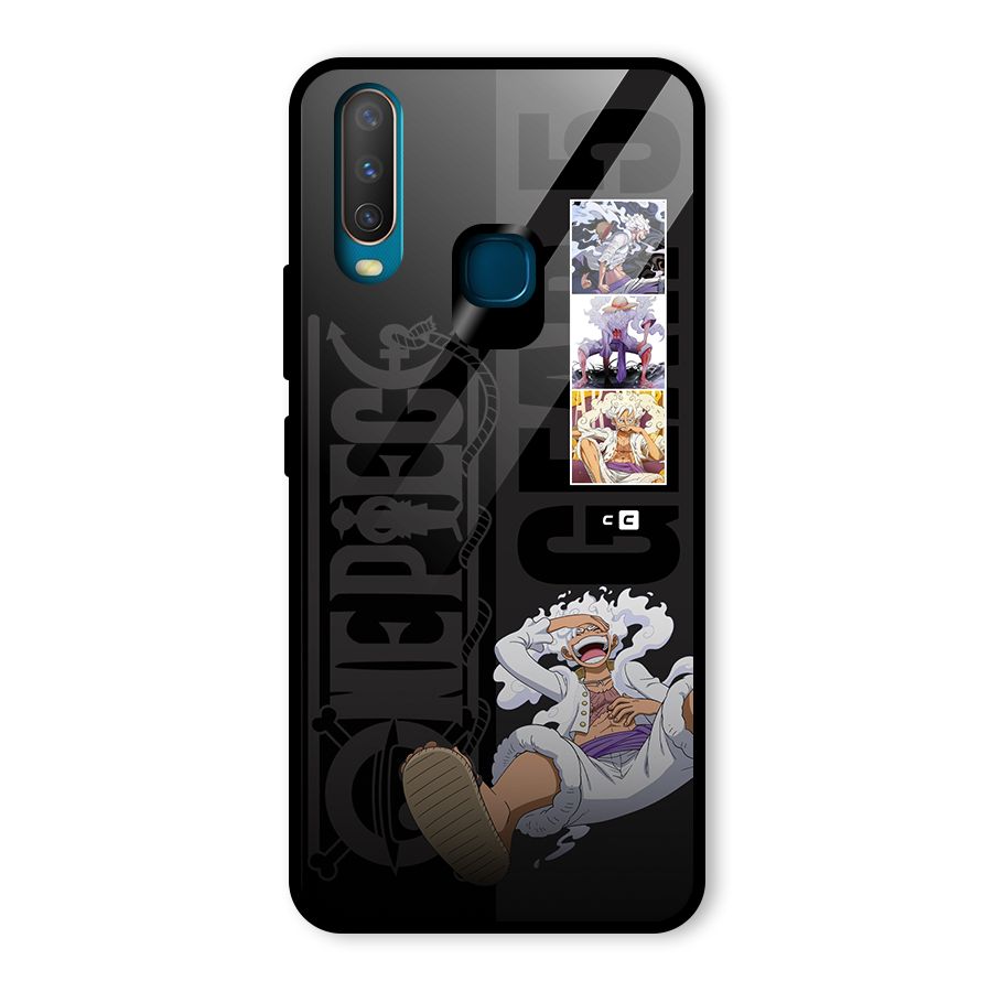 One Piece Monkey D LUffy Gear 5 Glass Back Case for Vivo Y15