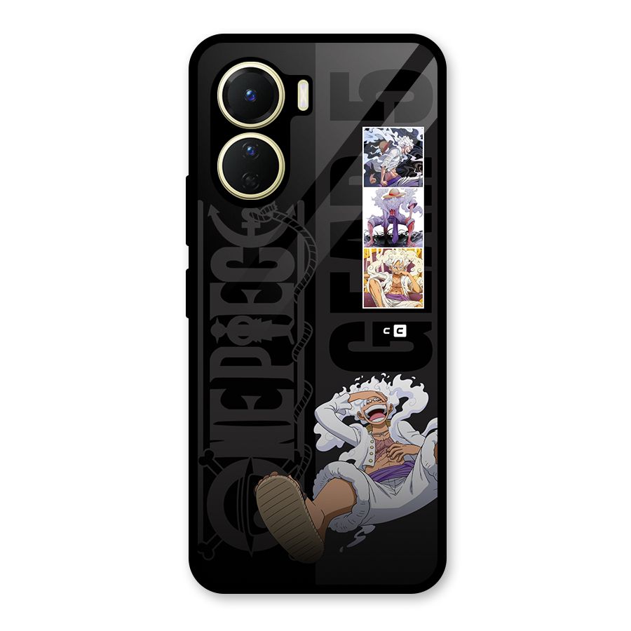 One Piece Monkey D LUffy Gear 5 Glass Back Case for Vivo Y16