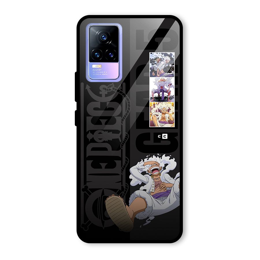 One Piece Monkey D LUffy Gear 5 Glass Back Case for Vivo Y73