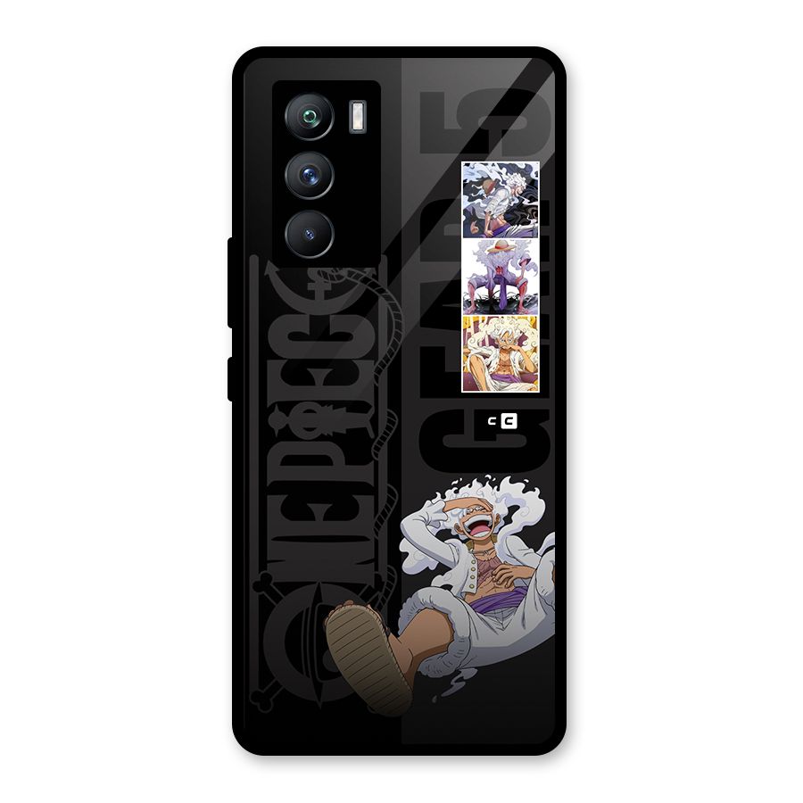 One Piece Monkey D LUffy Gear 5 Glass Back Case for Vivo iQOO 9 SE