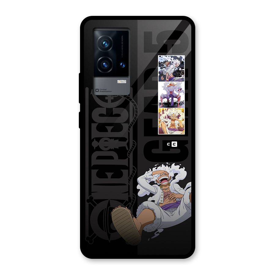 One Piece Monkey D LUffy Gear 5 Glass Back Case for iQOO 9 5G