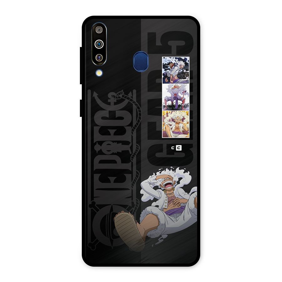 One Piece Monkey D LUffy Gear 5 Metal Back Case for Galaxy M30