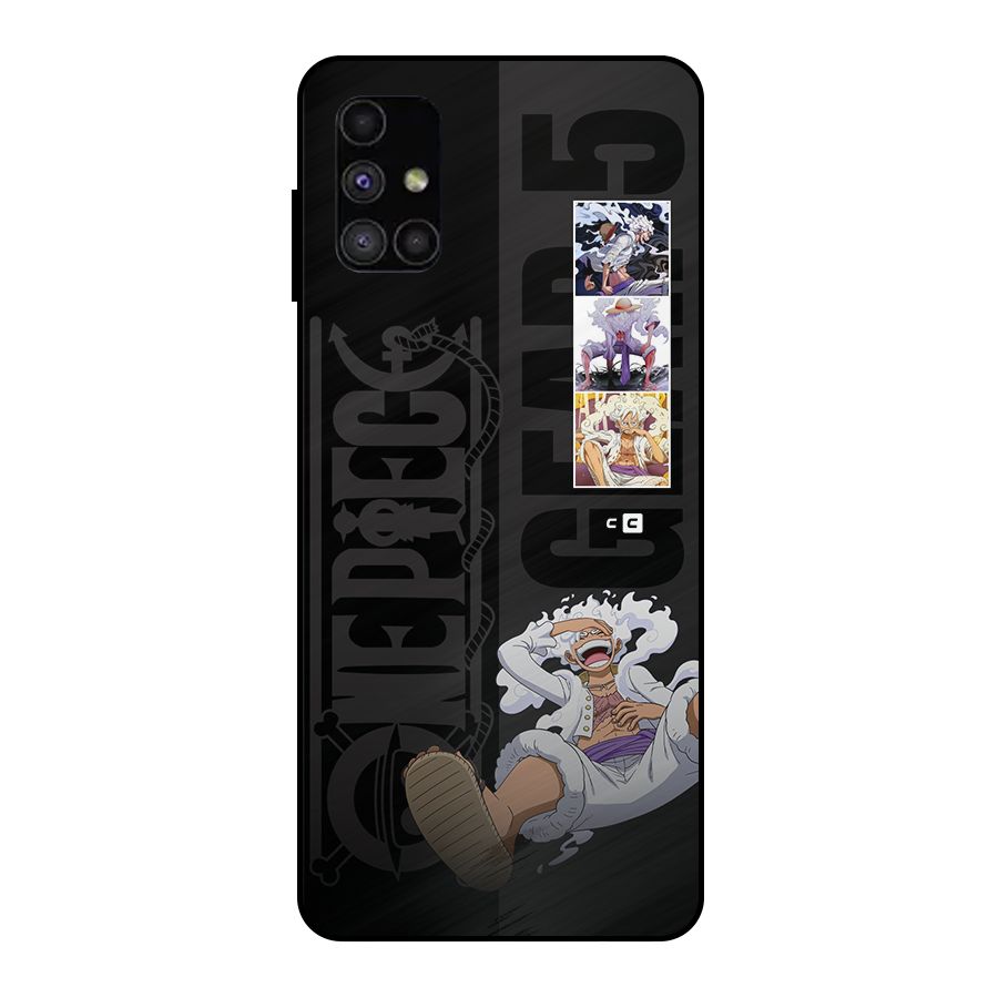 One Piece Monkey D LUffy Gear 5 Metal Back Case for Galaxy M51