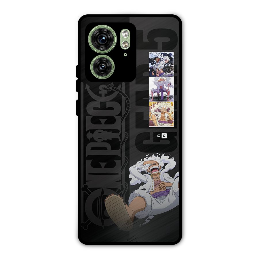 One Piece Monkey D LUffy Gear 5 Metal Back Case for Motorola Edge 40 5G