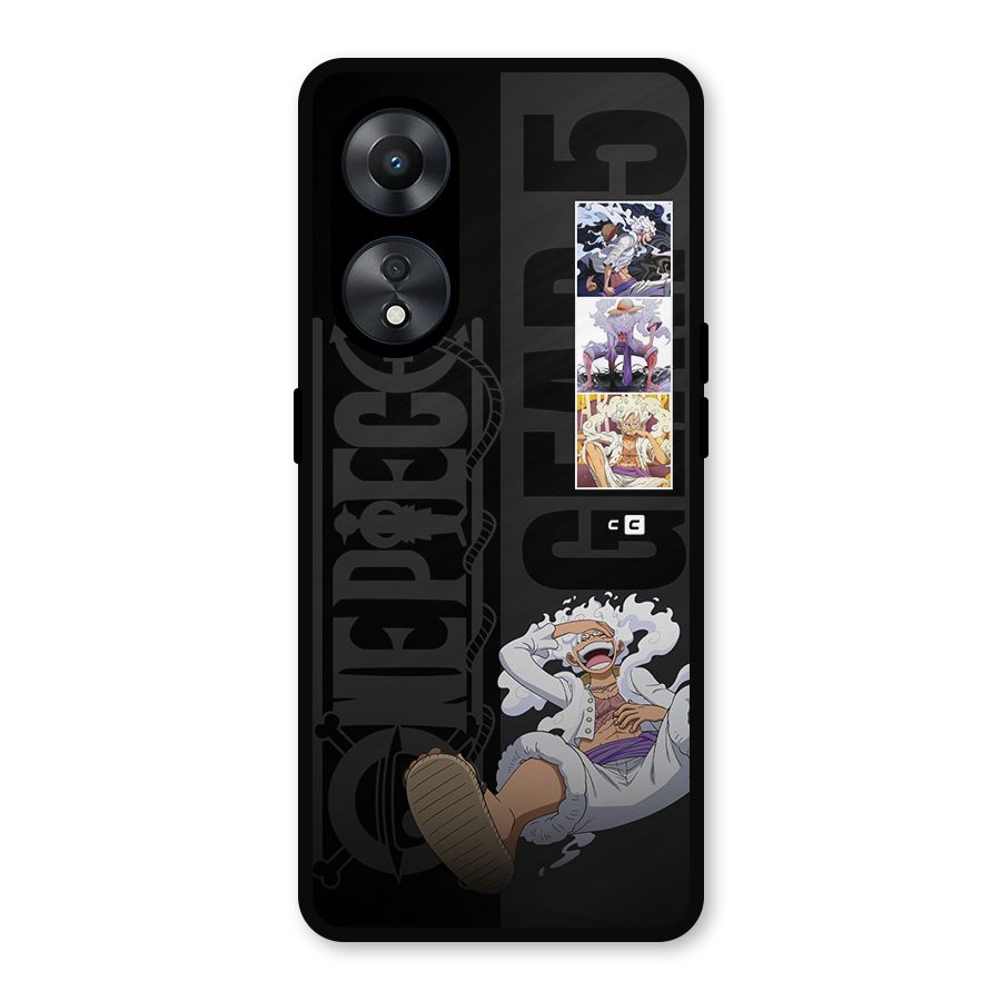 One Piece Monkey D LUffy Gear 5 Metal Back Case for Oppo A78