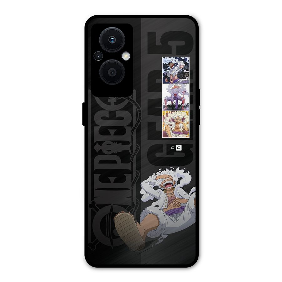 One Piece Monkey D LUffy Gear 5 Metal Back Case for Oppo F21 Pro 5G
