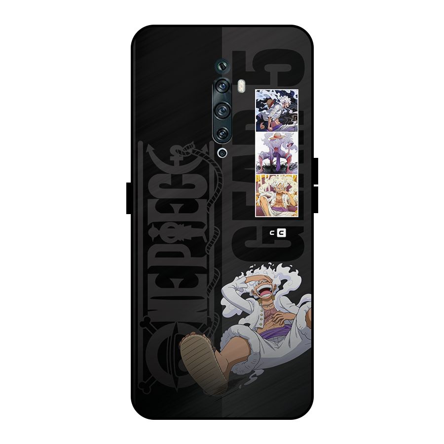 One Piece Monkey D LUffy Gear 5 Metal Back Case for Oppo Reno2 Z