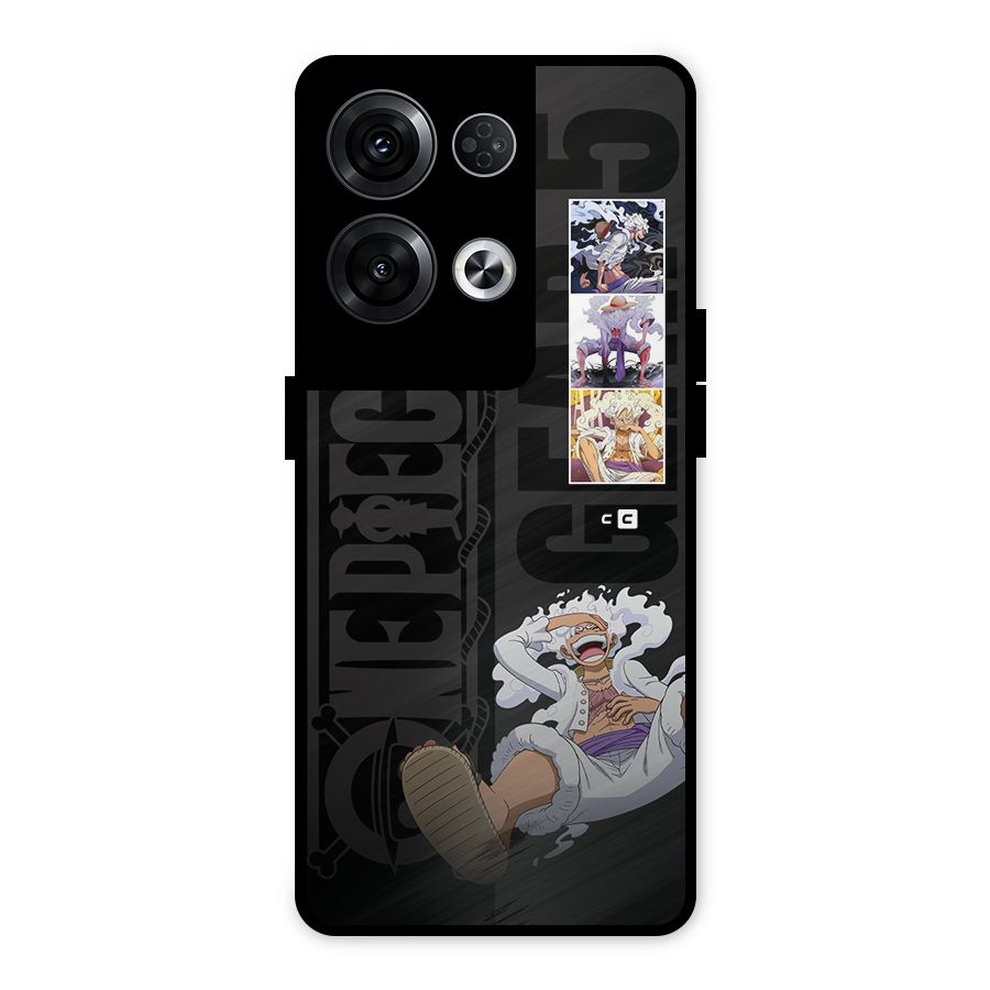 One Piece Monkey D LUffy Gear 5 Metal Back Case for Oppo Reno8 Pro 5G