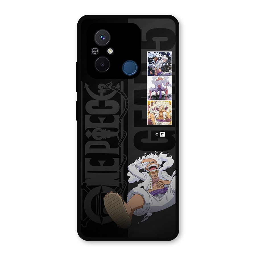 One Piece Monkey D LUffy Gear 5 Metal Back Case for Poco C55