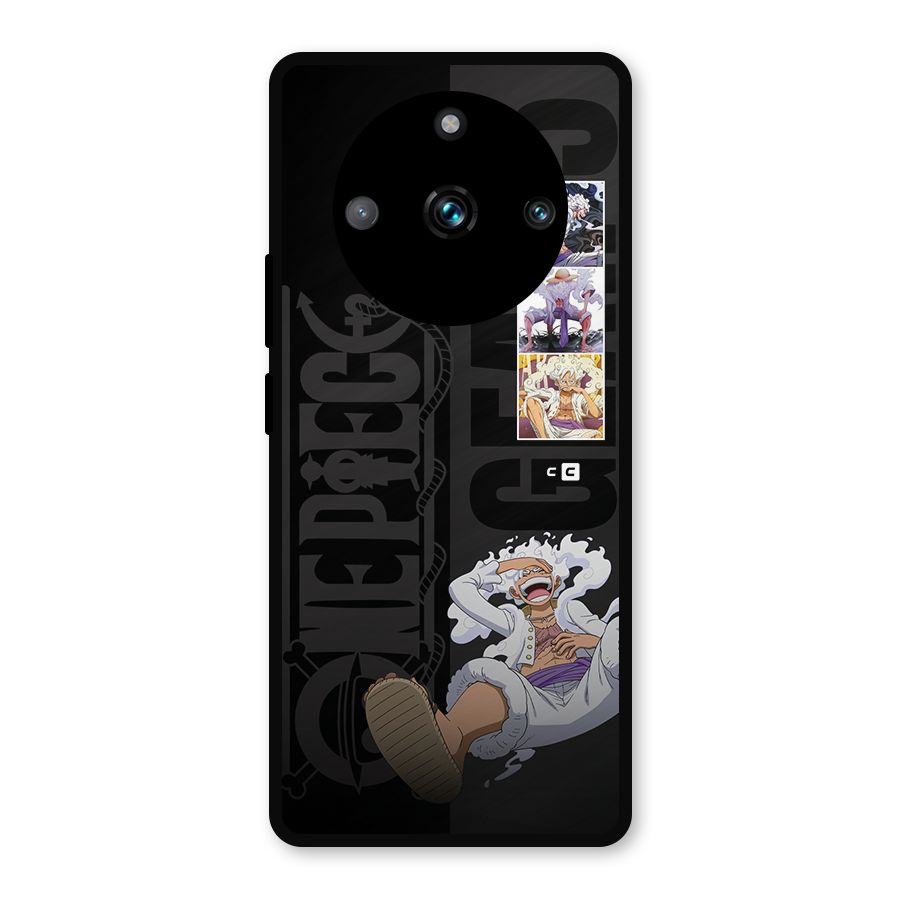 One Piece Monkey D LUffy Gear 5 Metal Back Case for Realme 11 Pro Plus