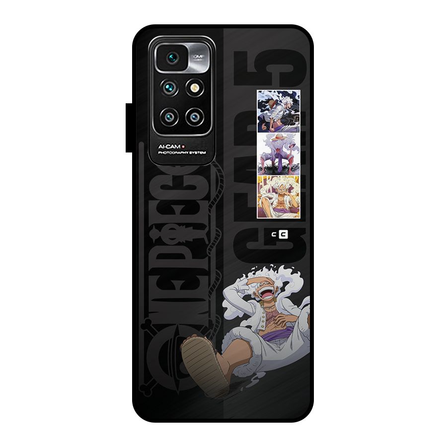 One Piece Monkey D LUffy Gear 5 Metal Back Case for Redmi 10 Prime