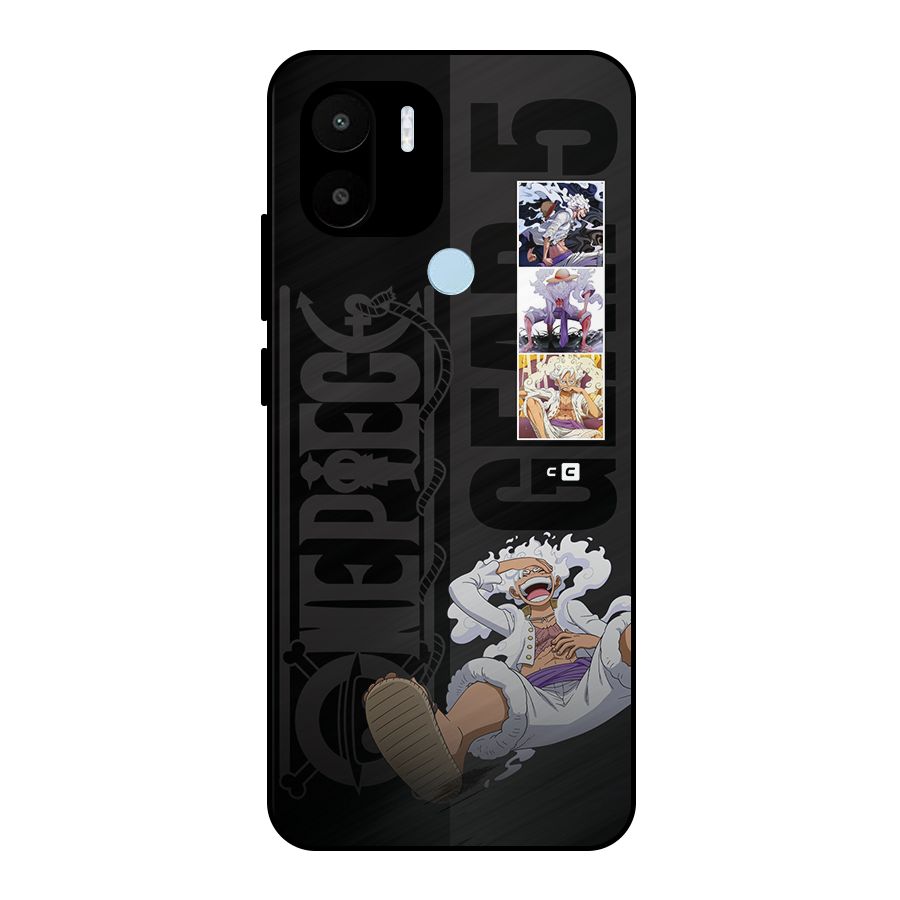 One Piece Monkey D LUffy Gear 5 Metal Back Case for Redmi A1 Plus