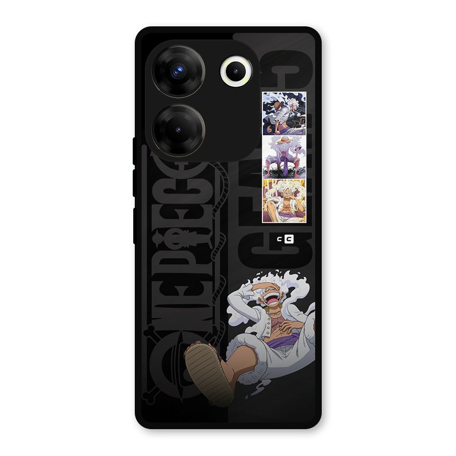 One Piece Monkey D LUffy Gear 5 Metal Back Case for Tecno Camon 20 Pro