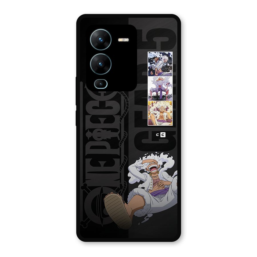 One Piece Monkey D LUffy Gear 5 Metal Back Case for Vivo V25 Pro
