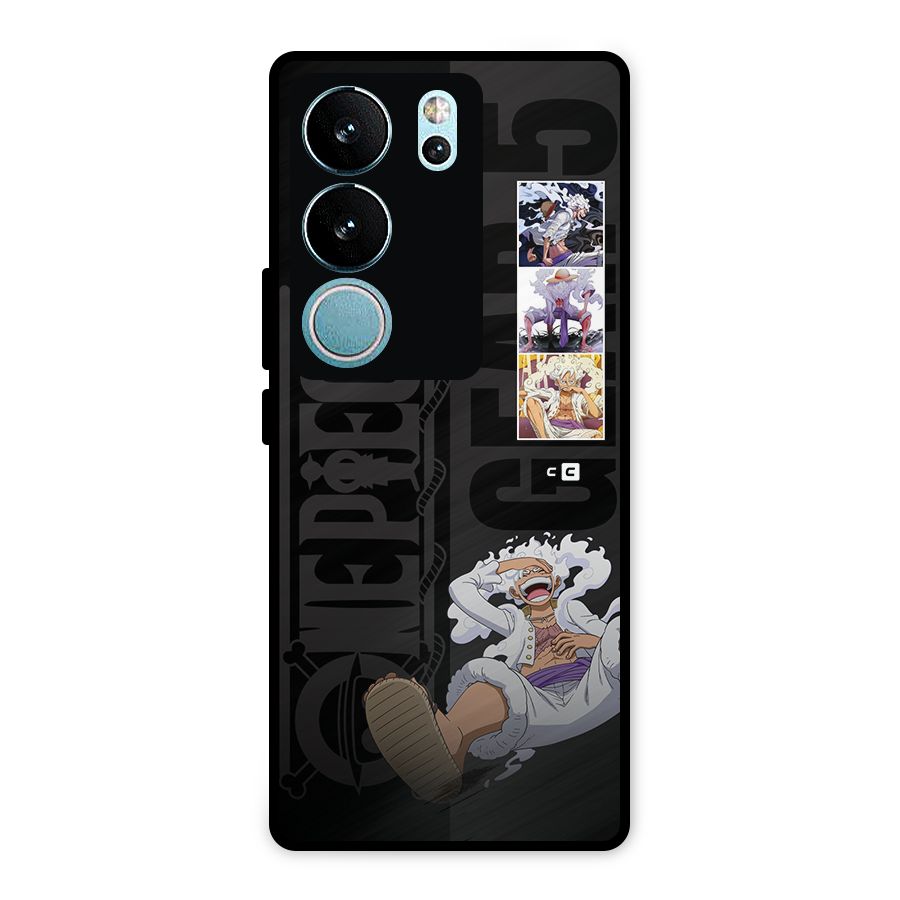 One Piece Monkey D LUffy Gear 5 Metal Back Case for Vivo V29 Pro