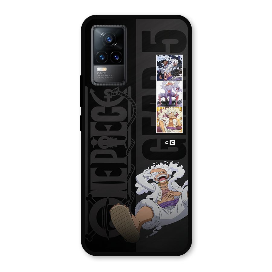 One Piece Monkey D LUffy Gear 5 Metal Back Case for Vivo Y73