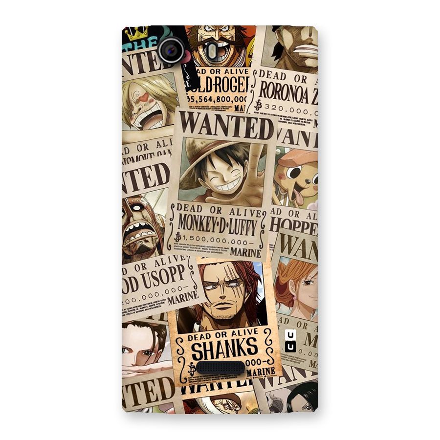One Piece Most Wanted Back Case for Canvas Nitro 2 E311