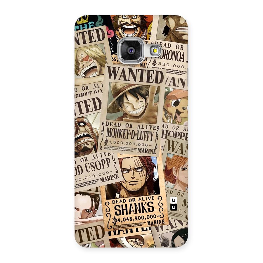 One Piece Most Wanted Back Case for Galaxy A3 2016