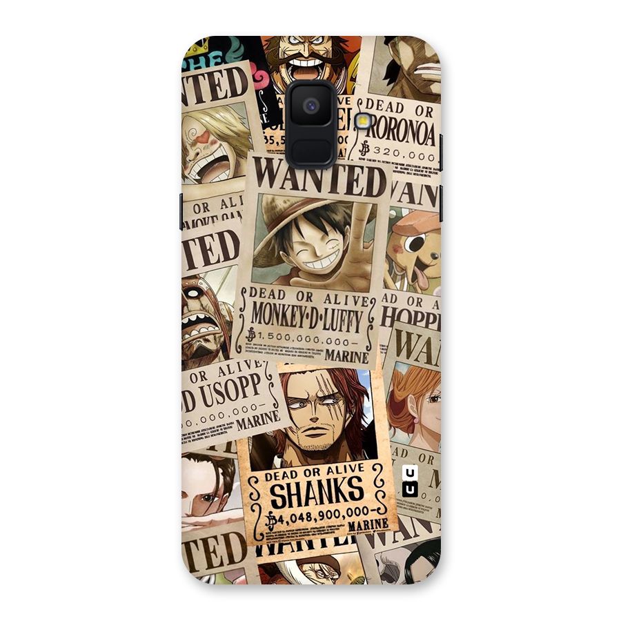 One Piece Most Wanted Back Case for Galaxy A6 (2018)