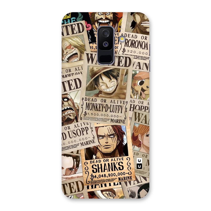 One Piece Most Wanted Back Case for Galaxy A6 Plus