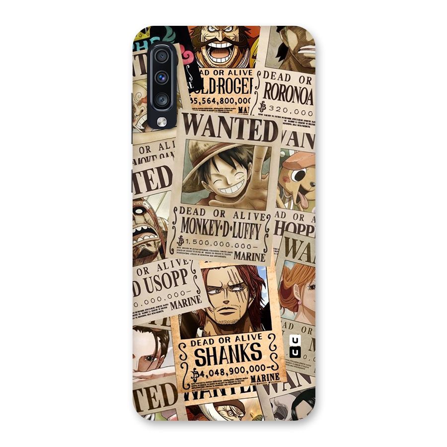 One Piece Most Wanted Back Case for Galaxy A70