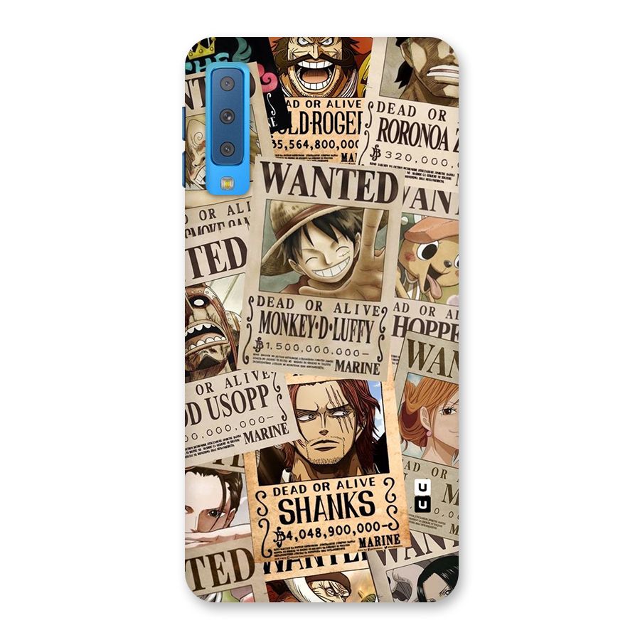 One Piece Most Wanted Back Case for Galaxy A7 (2018)