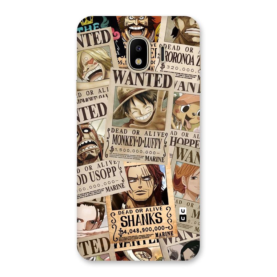 One Piece Most Wanted Back Case for Galaxy J4