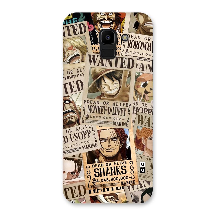 One Piece Most Wanted Back Case for Galaxy J6