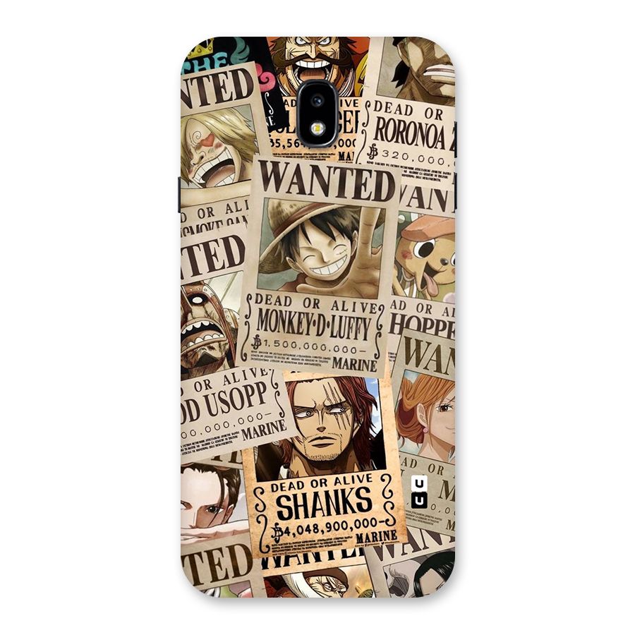 One Piece Most Wanted Back Case for Galaxy J7 Pro
