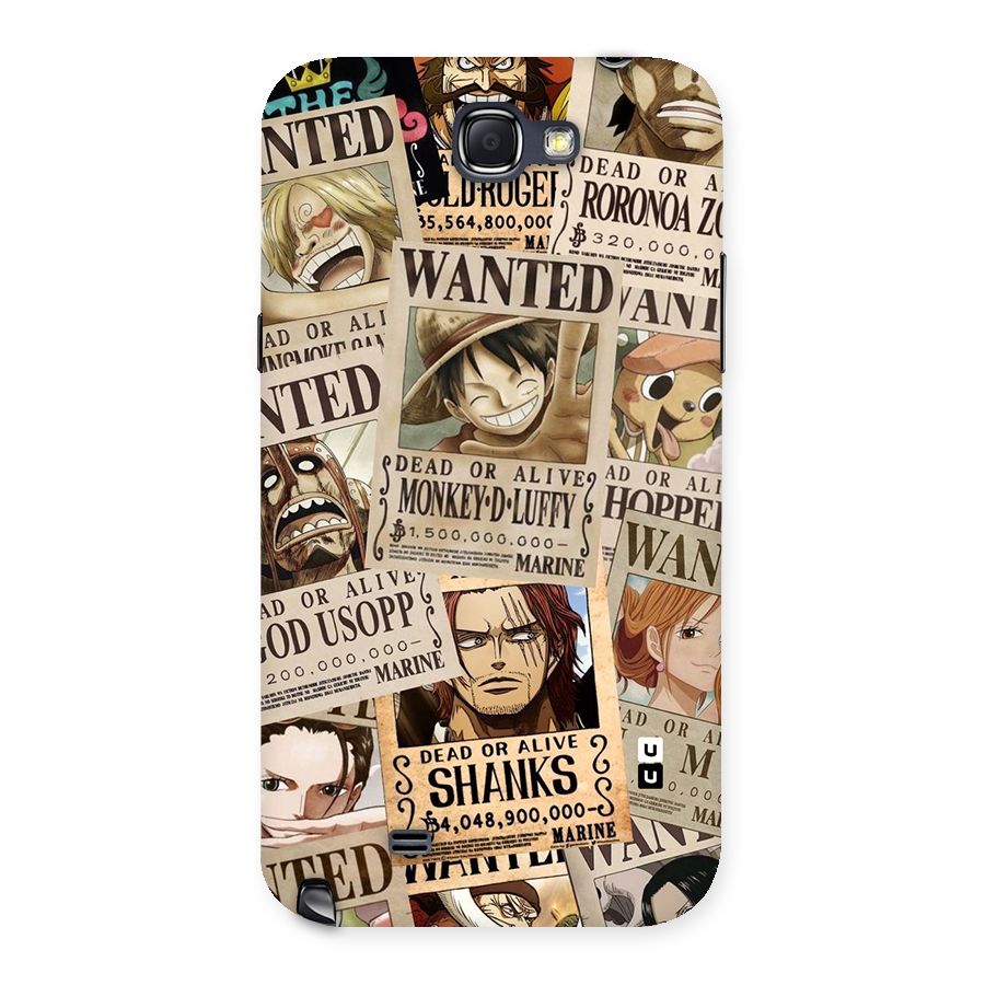 One Piece Most Wanted Back Case for Galaxy Note 2