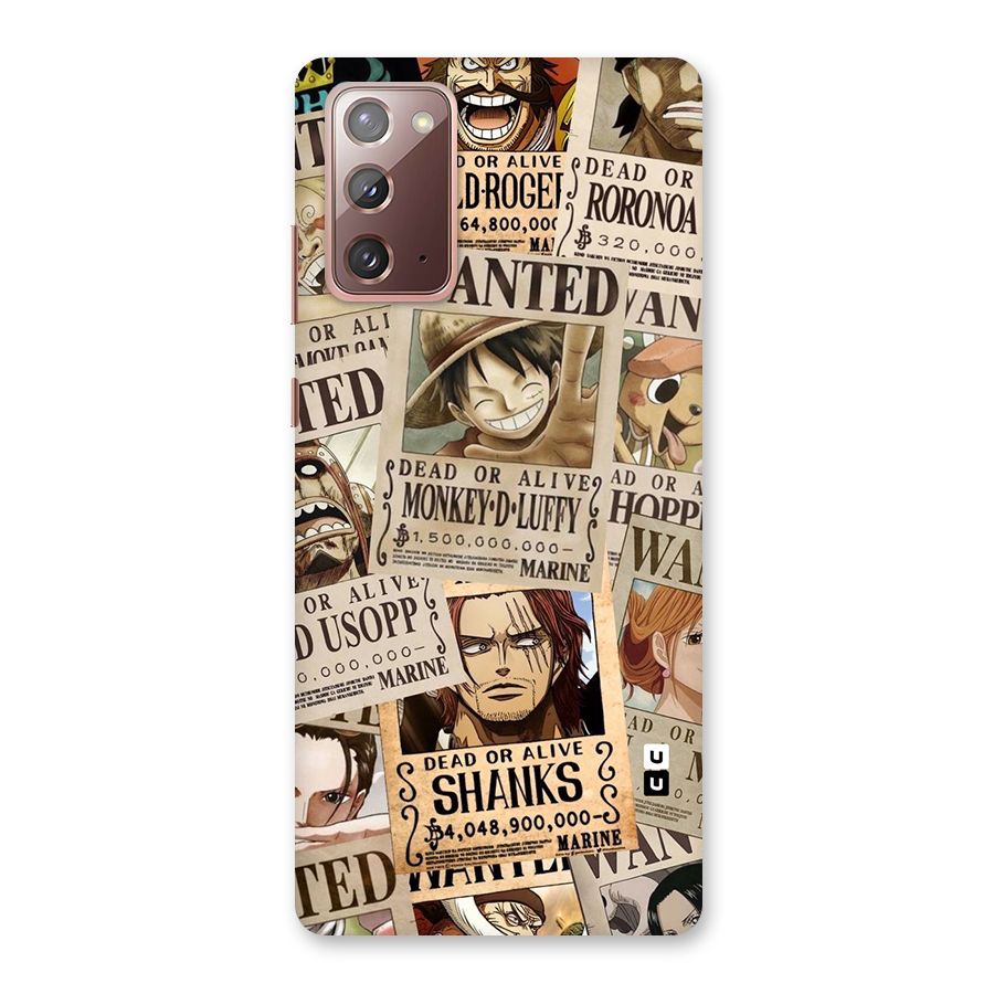 One Piece Most Wanted Back Case for Galaxy Note 20