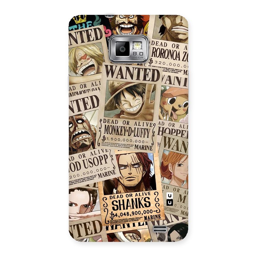 One Piece Most Wanted Back Case for Galaxy S2