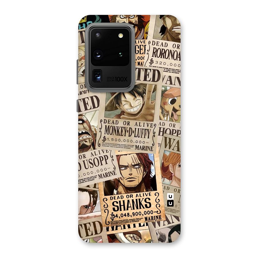 One Piece Most Wanted Back Case for Galaxy S20 Ultra