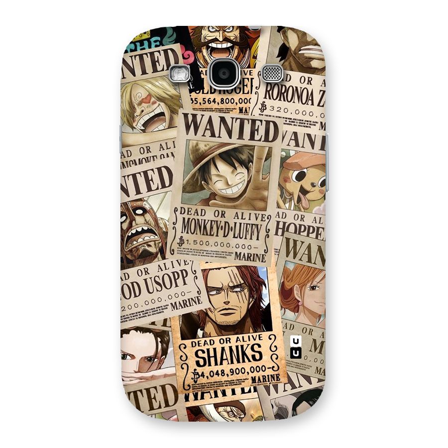 One Piece Most Wanted Back Case for Galaxy S3