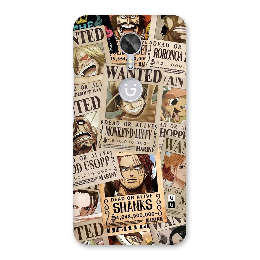 One Piece Most Wanted Back Case for Gionee A1