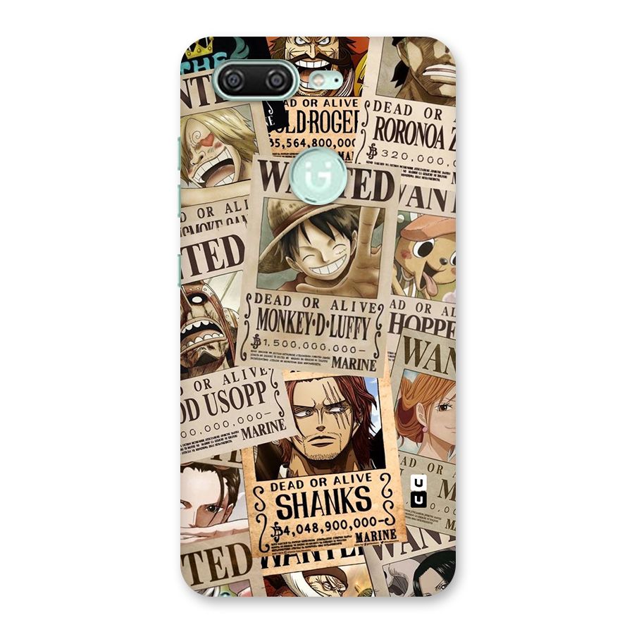 One Piece Most Wanted Back Case for Gionee S10