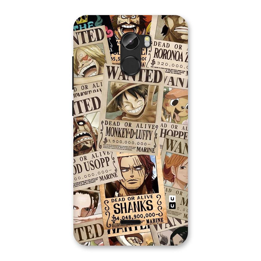 One Piece Most Wanted Back Case for Gionee X1