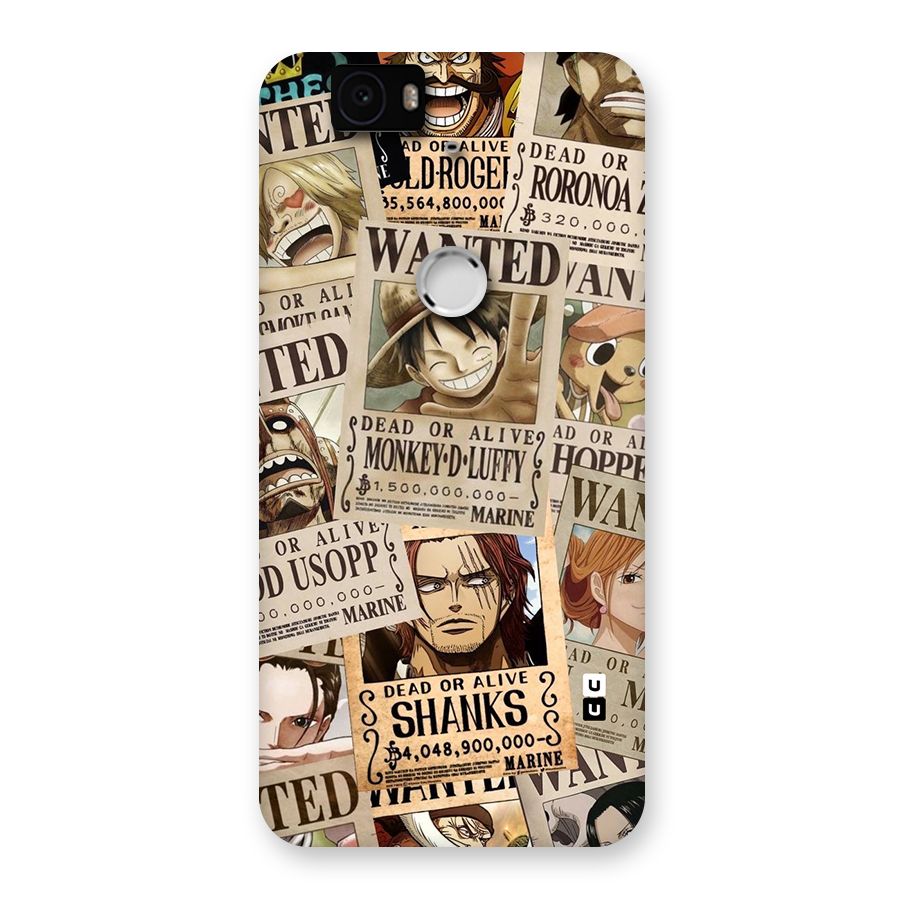 One Piece Most Wanted Back Case for Google Nexus-6P
