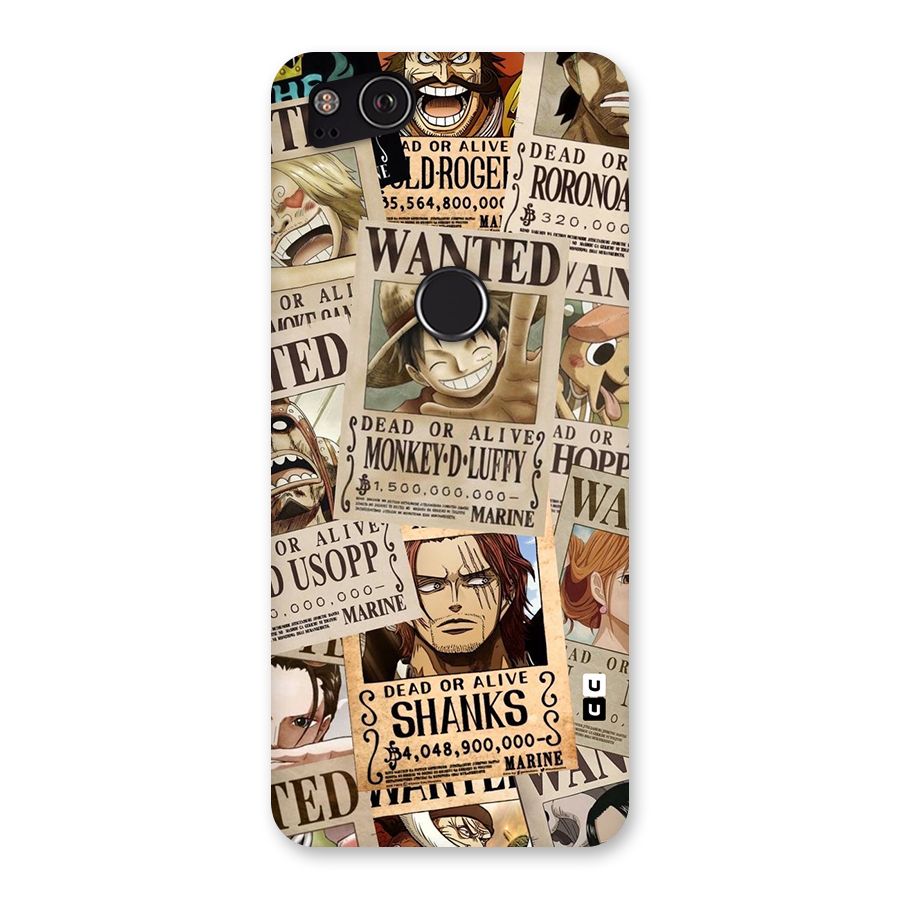 One Piece Most Wanted Back Case for Google Pixel 2