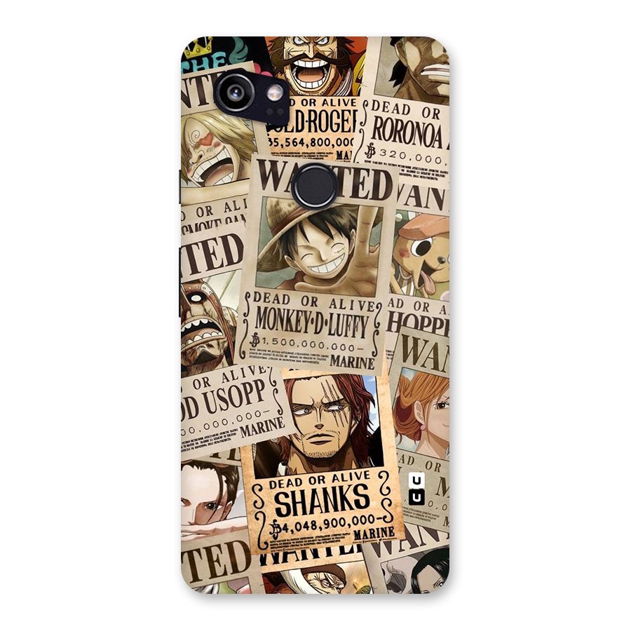 One Piece Most Wanted Back Case for Google Pixel 2 XL